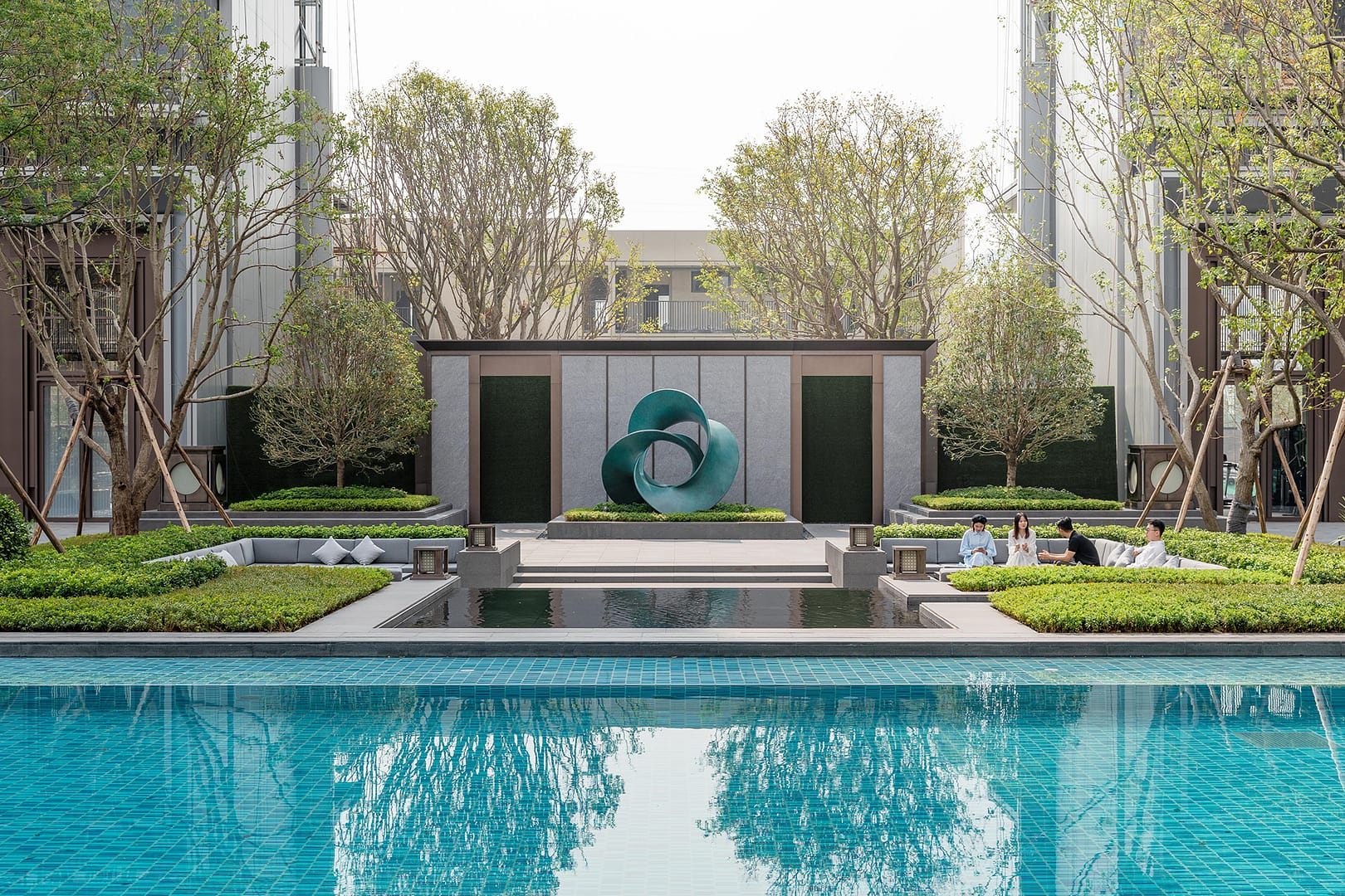 Gardens at 'The Master' Residencies, Guangzhou